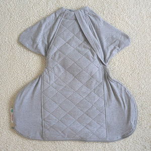 Winter (2.5 TOG) - Sleepy Hugs Extra-Wide Sack 'Warm' - Cool Grey