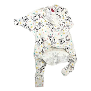 Toddler onesie pyjamas with zipper access for easy diaper changing