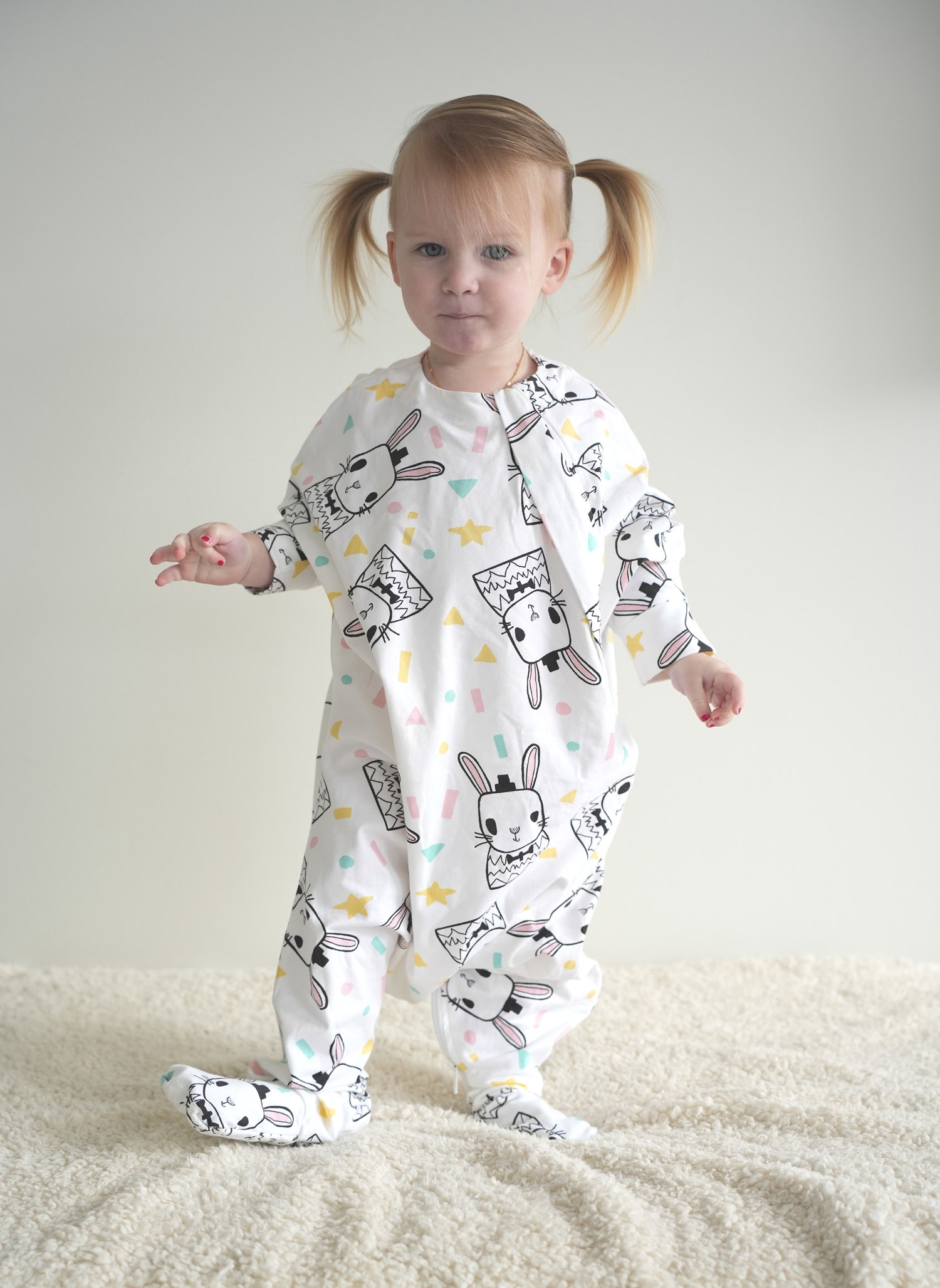 Sleepy Toddler Suit - Some Bunny Loves You (All Seasons 0.7 TOG)