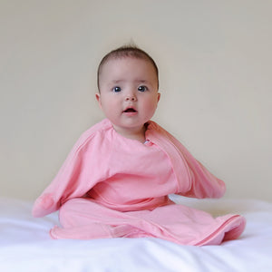 0.4TOG baby sleeping bag for gentle transitioning to free arms
