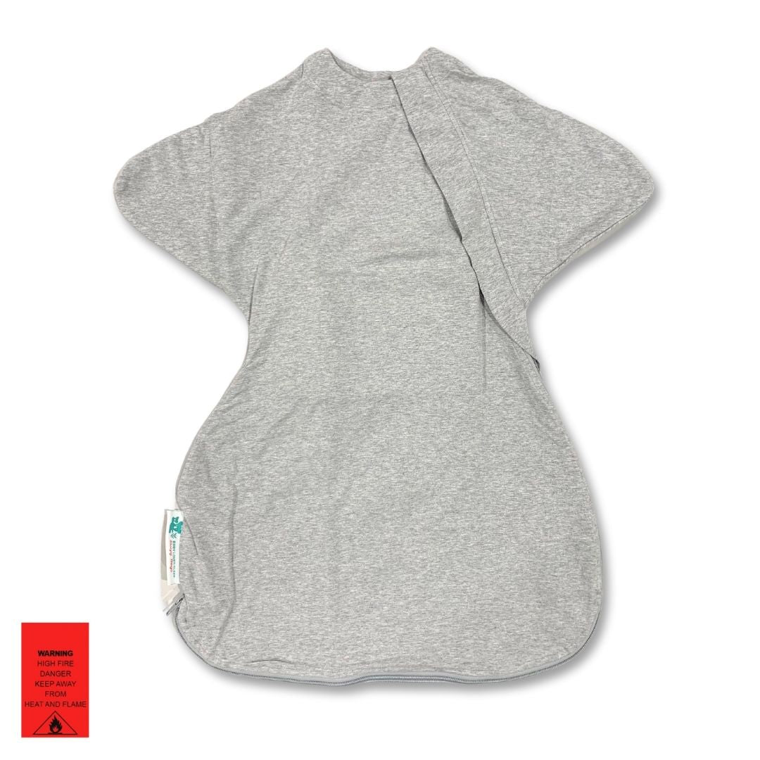 Baby sleeping bag for transitioning from swaddle to free arms