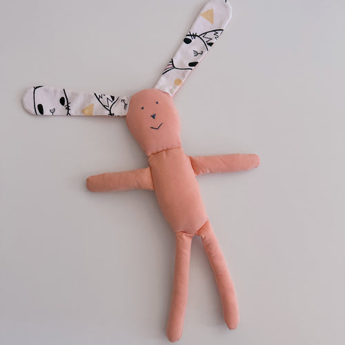 Bunny Hugs Giving Doll - Peach Pink