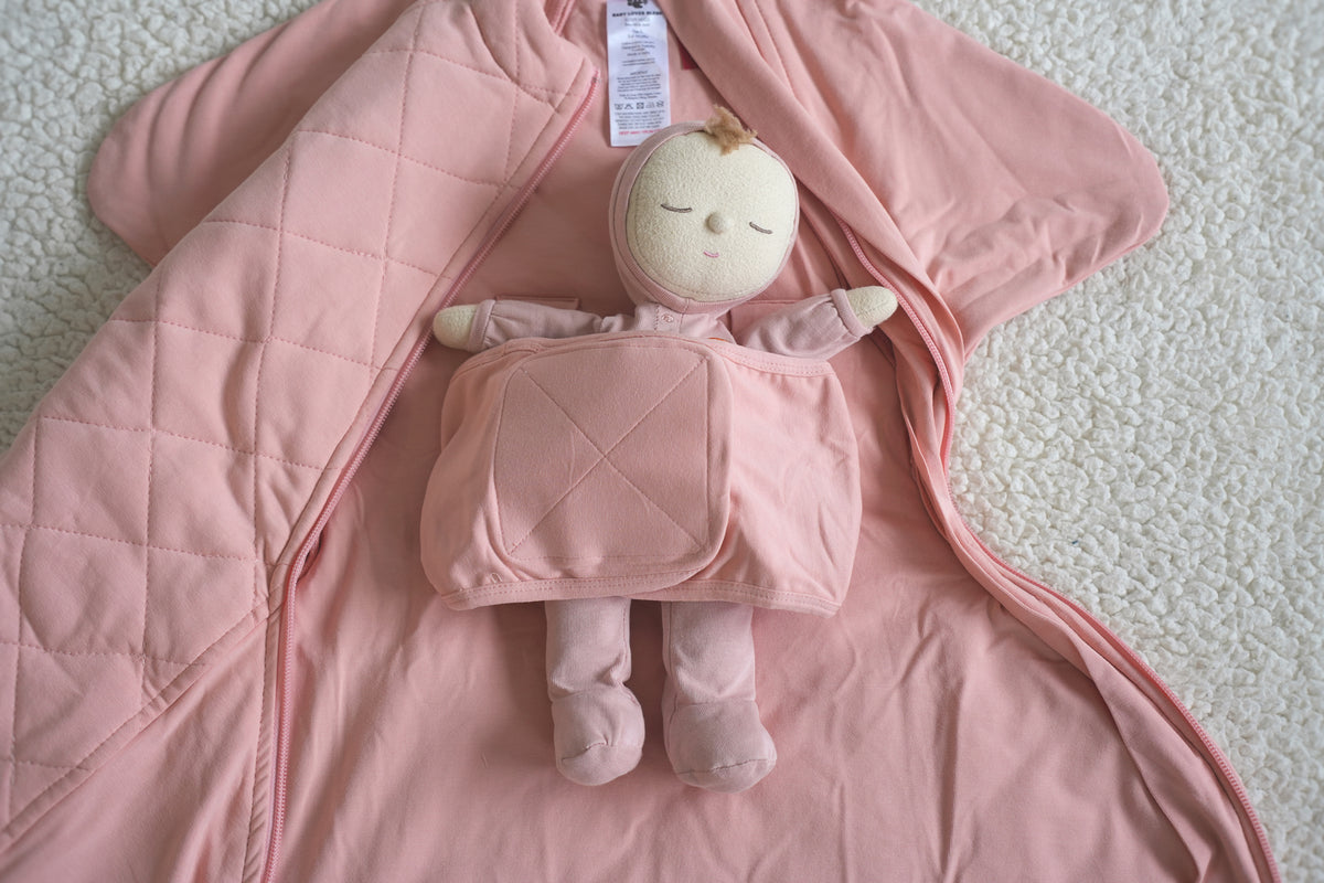 Winter 2.5 TOG organic baby sleep sack for hip dysplasia