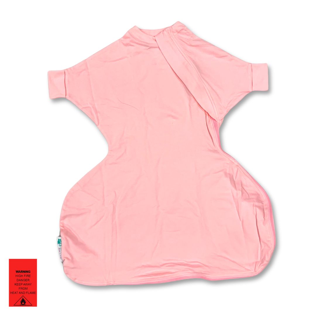 Summer (0.4 TOG) - Hands In & Out Extra-Wide Sack (Fits Hip Harness) 'Cool' - Candy Pink