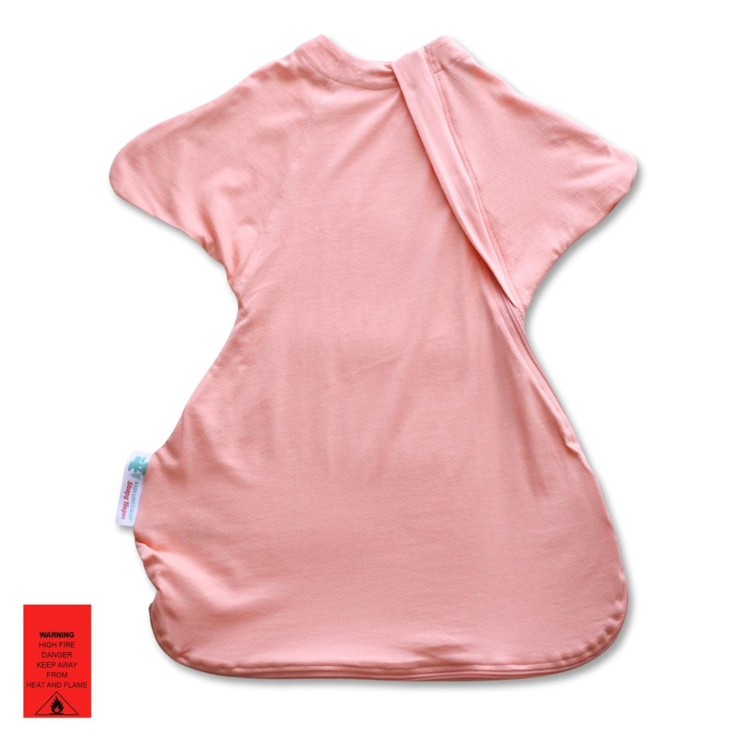 0.4TOG baby sleeping bag for gentle transitioning to free arms