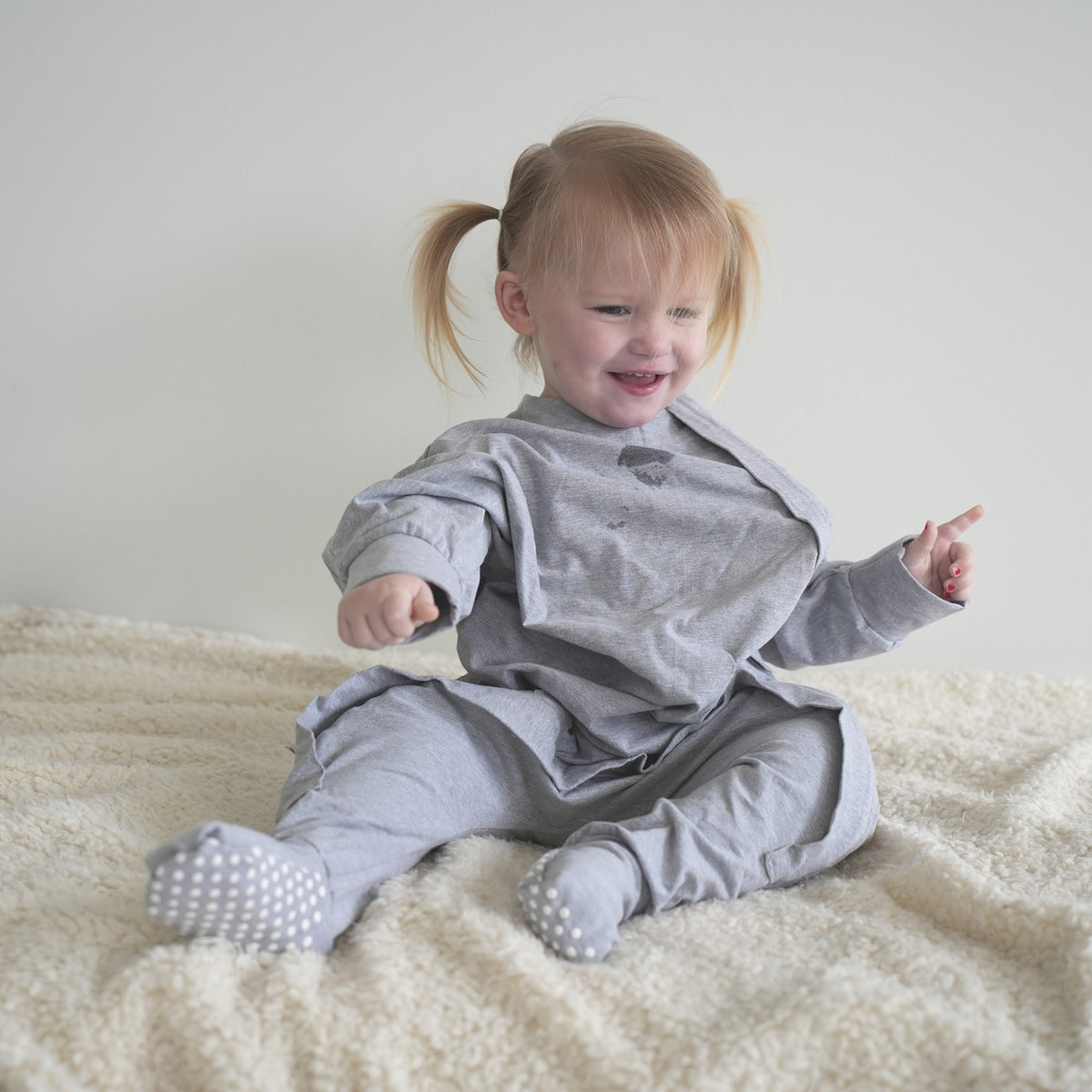 Sleepy Toddler Suit - Cool Grey (All Seasons 0.7 TOG )