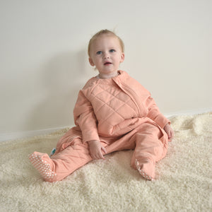 Sleepy Toddler Onesie Suit - Peach Pink (Winter 2.5 TOG)
