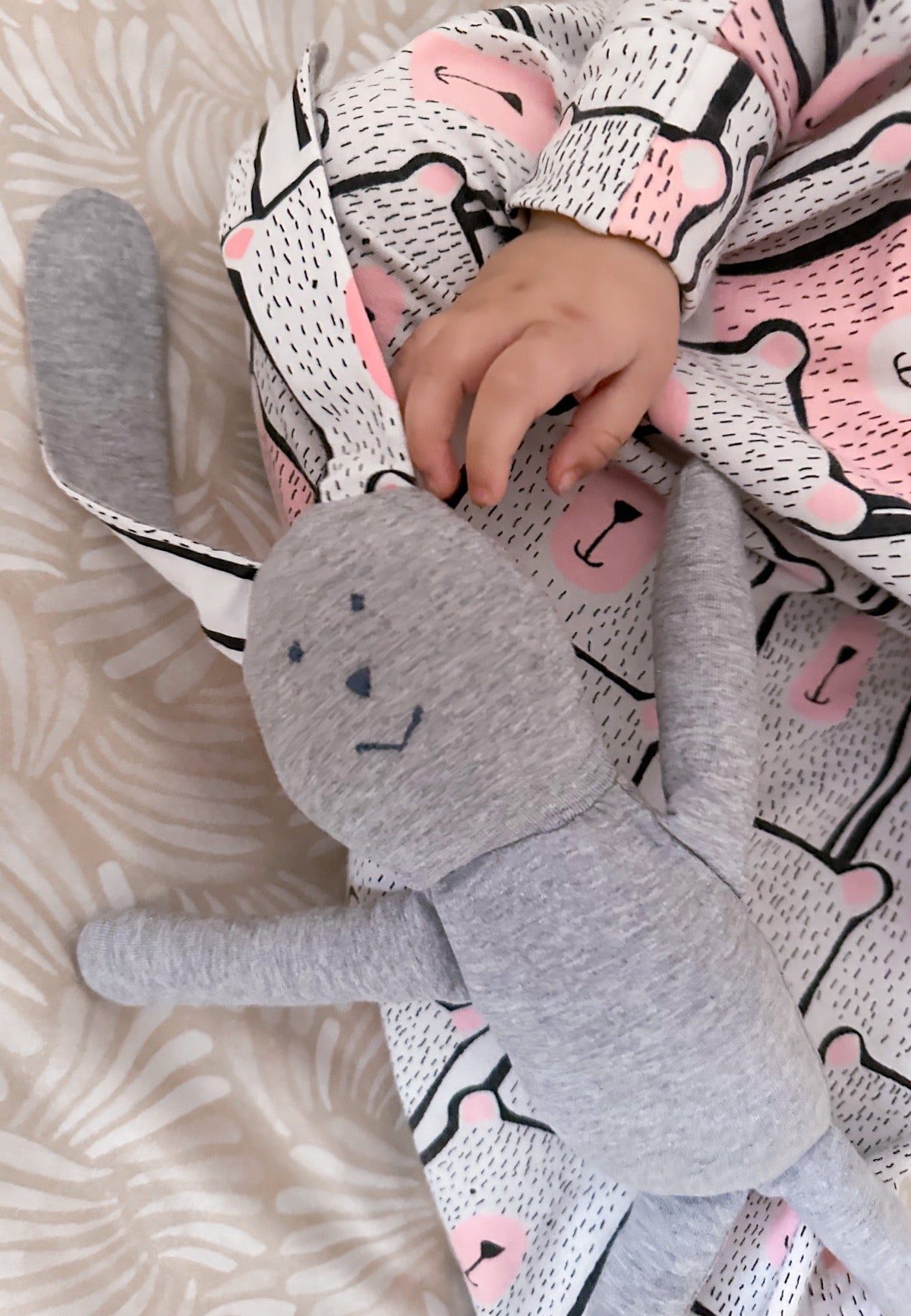 soft bunny doll toy organic cotton