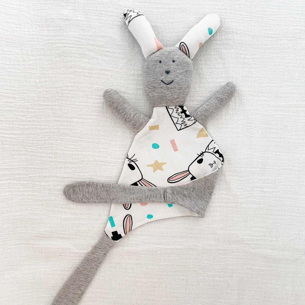 bunny doll baby comforter blanket