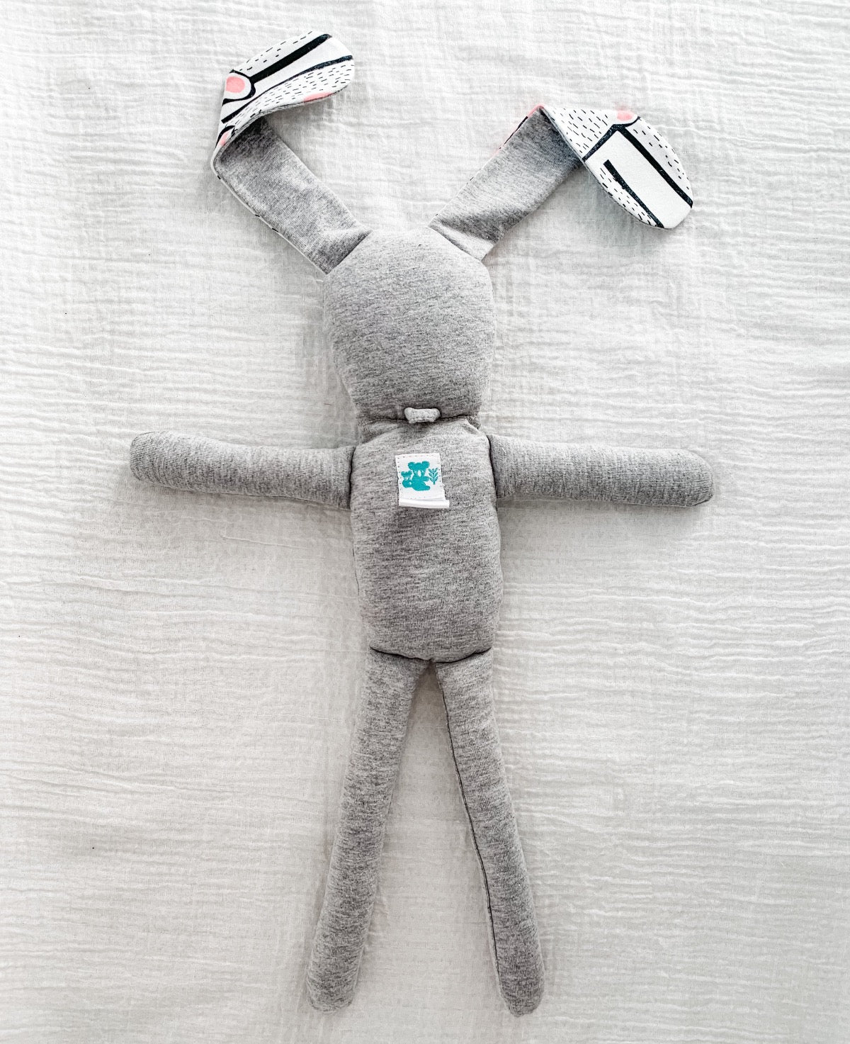 organic cotton soft bunny doll