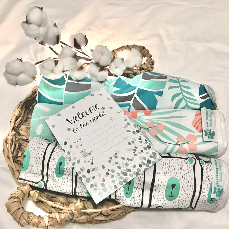 Welcome to the World milestone card