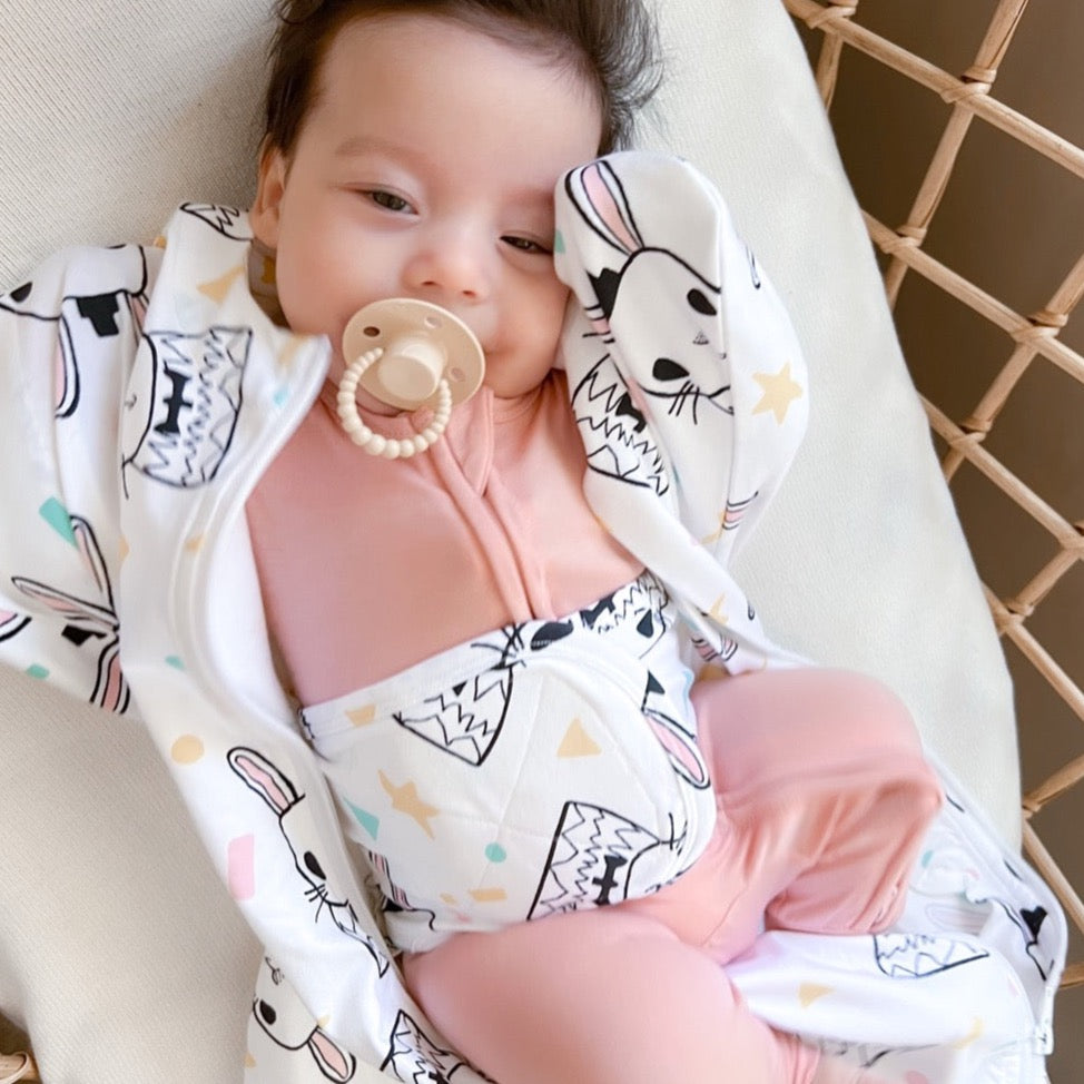 Sleepy Hugs Original baby sleep bag for transitioning from swaddling to free arms